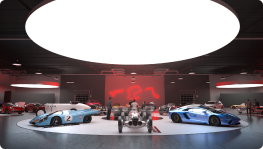 Large Collection Luxury Car Display experience